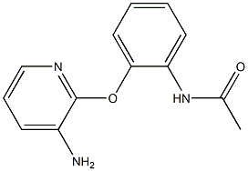 N-{2-[(3-aminopyridin-2-yl)oxy]phenyl}acetamide Struktur