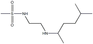 N-{2-[(5-methylhexan-2-yl)amino]ethyl}methanesulfonamide Struktur