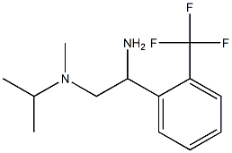 N-{2-amino-2-[2-(trifluoromethyl)phenyl]ethyl}-N-isopropyl-N-methylamine Struktur