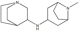 N-{8-methyl-8-azabicyclo[3.2.1]octan-3-yl}-1-azabicyclo[2.2.2]octan-3-amine Struktur