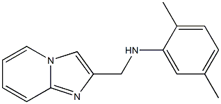 N-{imidazo[1,2-a]pyridin-2-ylmethyl}-2,5-dimethylaniline Struktur