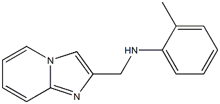 N-{imidazo[1,2-a]pyridin-2-ylmethyl}-2-methylaniline Struktur