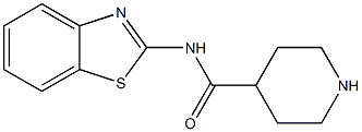 N-1,3-benzothiazol-2-ylpiperidine-4-carboxamide Struktur