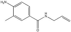 N-allyl-4-amino-3-methylbenzamide Struktur