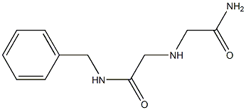 N-benzyl-2-[(carbamoylmethyl)amino]acetamide Struktur