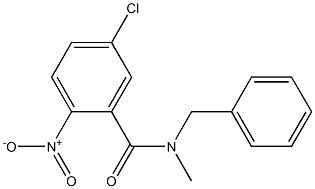 N-benzyl-5-chloro-N-methyl-2-nitrobenzamide Struktur