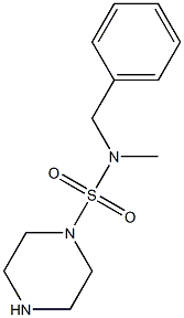 N-benzyl-N-methylpiperazine-1-sulfonamide Struktur