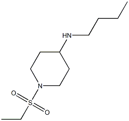 N-butyl-1-(ethanesulfonyl)piperidin-4-amine Struktur