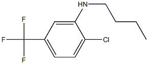 N-butyl-2-chloro-5-(trifluoromethyl)aniline Struktur