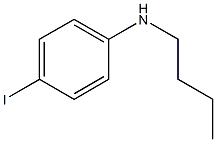 N-butyl-4-iodoaniline Struktur