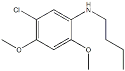 N-butyl-5-chloro-2,4-dimethoxyaniline Struktur