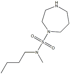 N-butyl-N-methyl-1,4-diazepane-1-sulfonamide Struktur