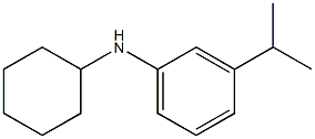 N-cyclohexyl-3-(propan-2-yl)aniline Struktur