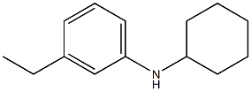 N-cyclohexyl-3-ethylaniline Struktur