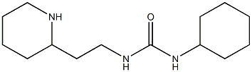 N-cyclohexyl-N'-(2-piperidin-2-ylethyl)urea Struktur