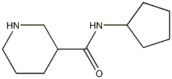 N-cyclopentylpiperidine-3-carboxamide Struktur