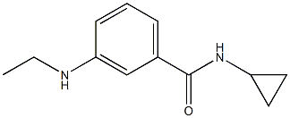 N-cyclopropyl-3-(ethylamino)benzamide Struktur