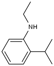 N-ethyl-2-(propan-2-yl)aniline Struktur