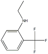 N-ethyl-2-(trifluoromethyl)aniline Struktur