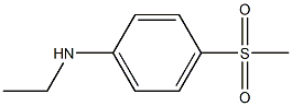 N-ethyl-4-methanesulfonylaniline Struktur