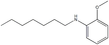 N-heptyl-2-methoxyaniline Struktur