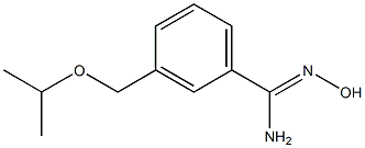 N'-hydroxy-3-(isopropoxymethyl)benzenecarboximidamide Struktur