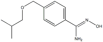 N'-hydroxy-4-(isobutoxymethyl)benzenecarboximidamide Struktur