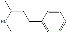 N-methyl-N-(1-methyl-3-phenylpropyl)amine Struktur