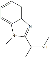 N-methyl-N-[1-(1-methyl-1H-benzimidazol-2-yl)ethyl]amine Struktur