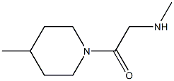 N-methyl-N-[2-(4-methylpiperidin-1-yl)-2-oxoethyl]amine Struktur