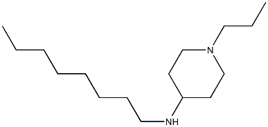 N-octyl-1-propylpiperidin-4-amine Struktur