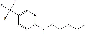 N-pentyl-5-(trifluoromethyl)pyridin-2-amine Struktur