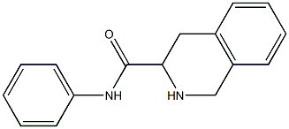 N-phenyl-1,2,3,4-tetrahydroisoquinoline-3-carboxamide Struktur