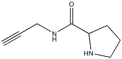 N-prop-2-ynylpyrrolidine-2-carboxamide Struktur