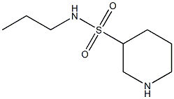 N-propylpiperidine-3-sulfonamide Struktur