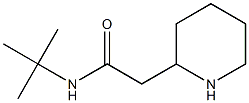 N-tert-butyl-2-(piperidin-2-yl)acetamide Struktur