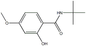 N-tert-butyl-2-hydroxy-4-methoxybenzamide Struktur