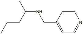 pentan-2-yl(pyridin-4-ylmethyl)amine Struktur