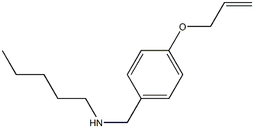 pentyl({[4-(prop-2-en-1-yloxy)phenyl]methyl})amine Struktur