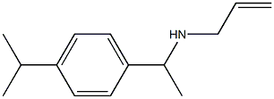 prop-2-en-1-yl({1-[4-(propan-2-yl)phenyl]ethyl})amine Struktur