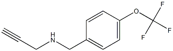 prop-2-yn-1-yl({[4-(trifluoromethoxy)phenyl]methyl})amine Struktur