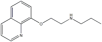 propyl[2-(quinolin-8-yloxy)ethyl]amine Struktur