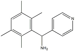 pyridin-4-yl(2,3,5,6-tetramethylphenyl)methanamine Struktur