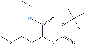 tert-butyl 1-[(ethylamino)carbonyl]-3-(methylthio)propylcarbamate Struktur