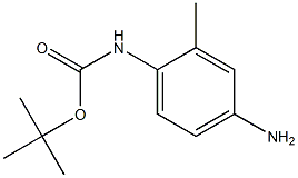 tert-butyl 4-amino-2-methylphenylcarbamate Struktur