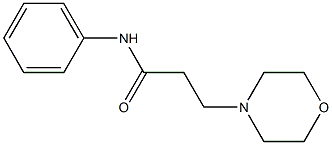 3-Morpholin-4-yl-N-phenyl-propionamide Struktur