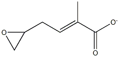 2,3-epoxypropyl-2-methyl-prop-2-enoate Struktur