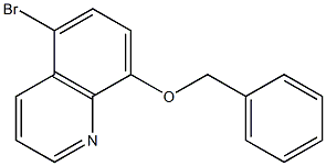 5-Bromo-8-benzoxyquinoline Struktur