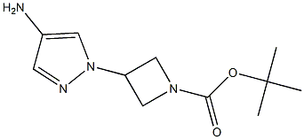 4-Amino-1-(1-Boc-azetidin-3-yl)-1H-pyrazole Struktur