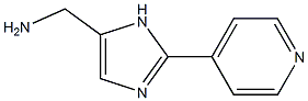 1H-Imidazole-5-methanamine,  2-(4-pyridinyl)- Struktur